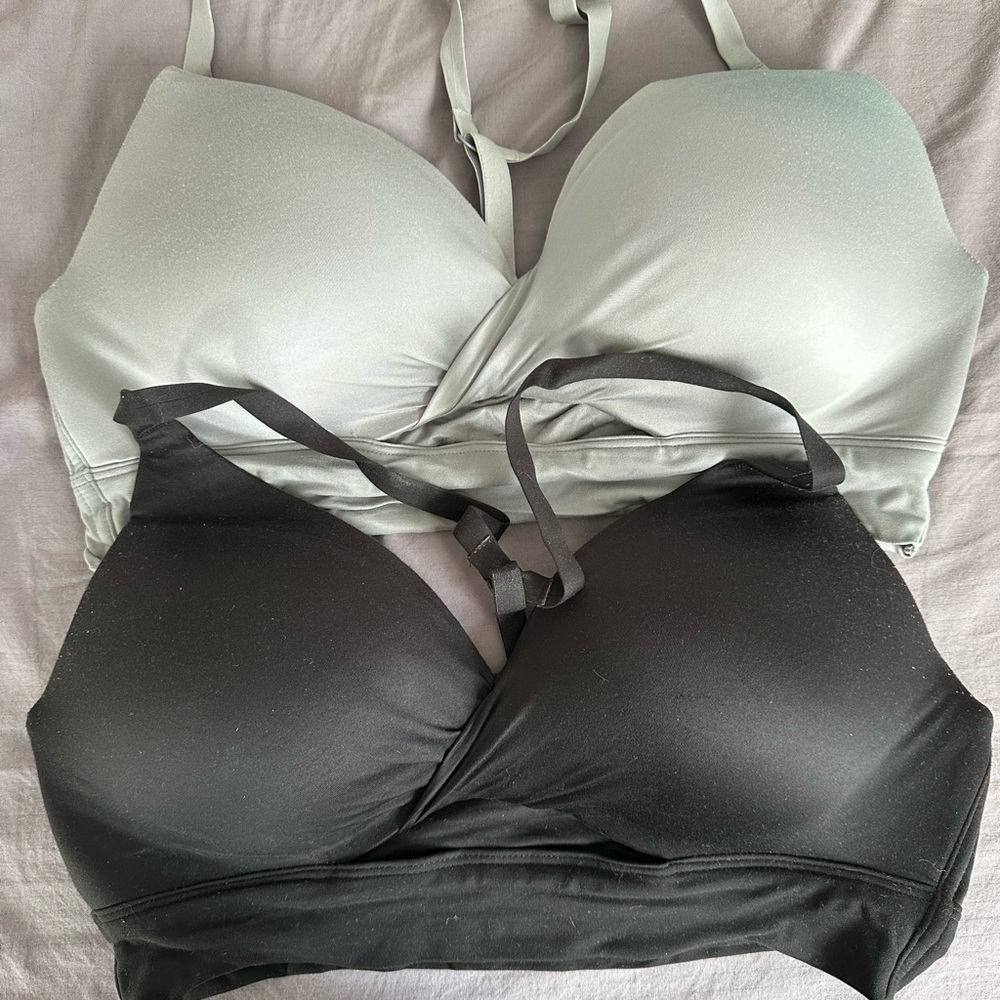 Victoria's Secret Black and Gray Bra bundle